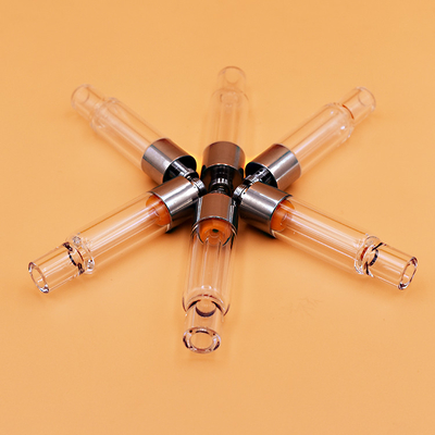 De la fábrica cartucho de cristal lleno del vaporizador del atomizador 0.5ml 1ml del aceite directamente CBD THC D8