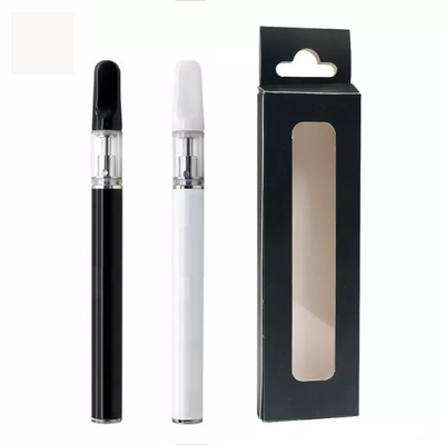 Pluma de cerámica de encargo recargable/disponible 400mAh del vape del aceite del thc del cbd de la bobina del logotipo 0.5/1.0ml
