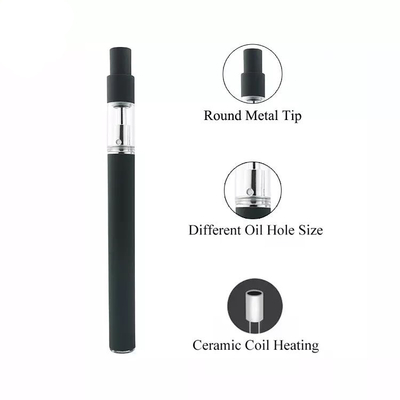 Aceite grueso del vape de la pluma de los atomizadores 0.5/1.0ml del drenaje auto de cerámica disponible de la bobina 3.7v