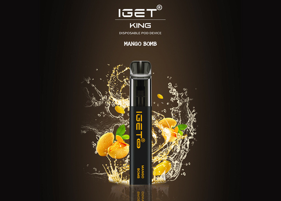 2022 Vape disponible caliente encierra al rey 2600 soplos de Iget de la nicotina del 6% disponibles