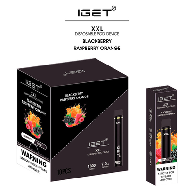 35 clases condimentan diversa caja que empaqueta la pluma disponible del vape de la sal de la nicotina de IGET XXL el 5%