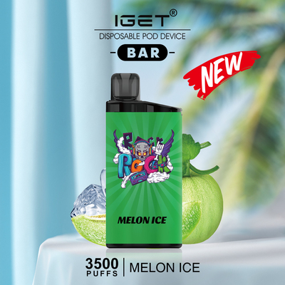 Pluma disponible de Vape de la nueva de los sabores IGET de la BARRA 3500 nicotina disponible de los soplos 12ml el 5%