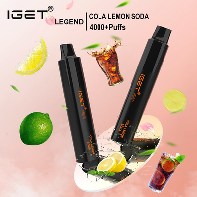 Leyenda disponible original de Iget de los soplos de la pluma 4000 del vape de IGET última