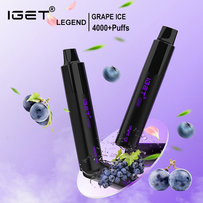 Nicotina original de los SOPLOS 12ml 1350mAh 1350mAh el 5% de la LEYENDA 4000 de IGET