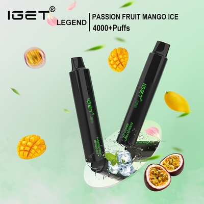 2022 la nueva leyenda original 4000 de Vape IGET SOPLA pluma disponible de Vape de la nicotina del 5%