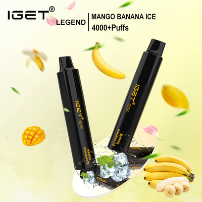2022 pluma disponible del vape de la nueva de la llegada IGET de la leyenda 4000 de los SOPLOS 13 de las clases nicotina de gama alta de los sabores 5%