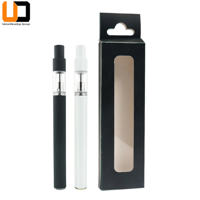 Pluma vacía al por mayor de cerámica blanca negra de la bobina D5 CBD 0.5ml 1.0ml Vape