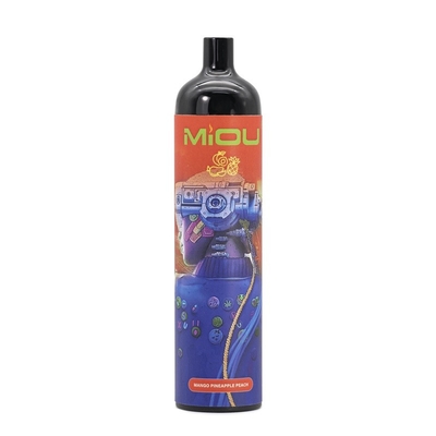 La vaina disponible original 9000 del dispositivo de Miou sopla 750 sabores del mAh 20ml 10 recargables