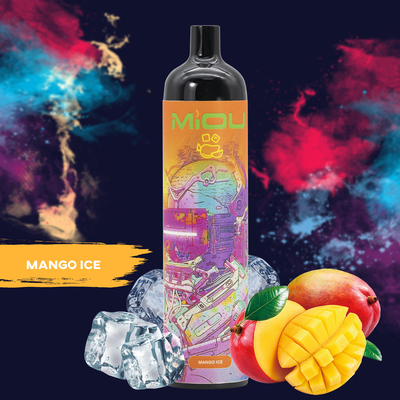 Miou 9000 sopla dispositivo grande disponible de la vaina de la capacidad de la pluma 20ml del vape del sabor liso en existencia