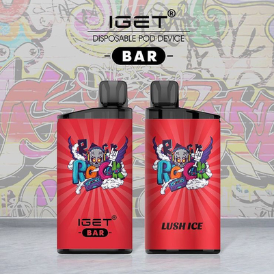 25 sabores IGET OBSTRUYEN la nicotina del 5% que sopla Vape disponible encierra 1500mAh 3500 el líquido 12ml