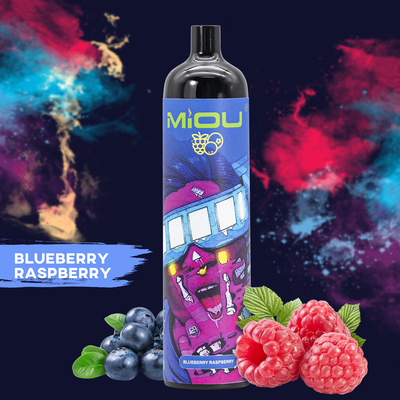 En existencia dispositivo disponible de la vaina del jugo de la sal de la nicotina del vape el 5% de la extra grande de los soplos de Miou 9000