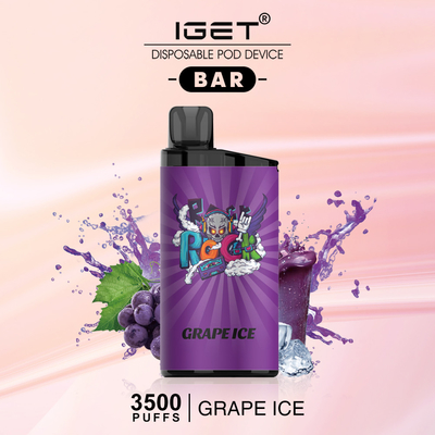 Soplos disponibles de envío rápidos de la barra 3500 del dispositivo IGET de Vape