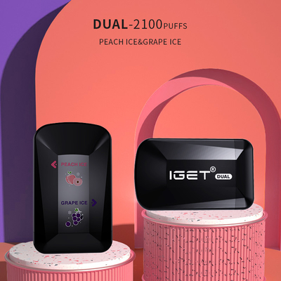 El último modelo IGET de IGET se dobla 2100 soplos con 9 sabores