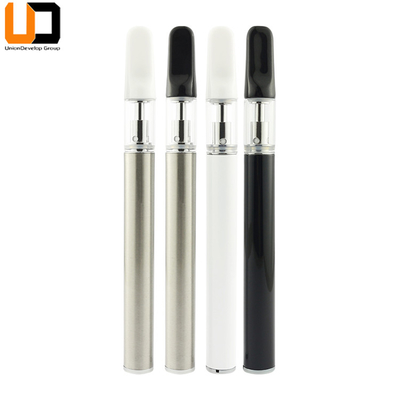 Pluma de cerámica de encargo recargable/disponible 400mAh del vape del aceite del thc del cbd de la bobina del logotipo 0.5/1.0ml