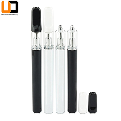 Pluma de cerámica de encargo recargable/disponible 400mAh del vape del aceite del thc del cbd de la bobina del logotipo 0.5/1.0ml