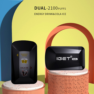 8ml IGET SE DOBLAN 2100 soplos 2 sabores en 1 Delvice