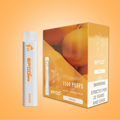 10ML EPOD recargable Vape disponible 3500 soplos con la batería 850mah