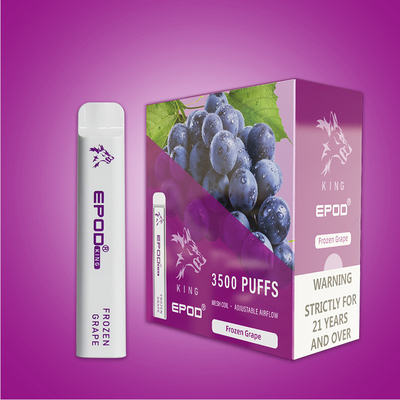 10ML EPOD recargable Vape disponible 3500 soplos con la batería 850mah