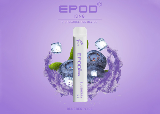 La capacidad disponible de la pluma 10ml de Vape del rey 3500 soplos de EPOD ajusta plumas de la nicotina de la circulación de aire