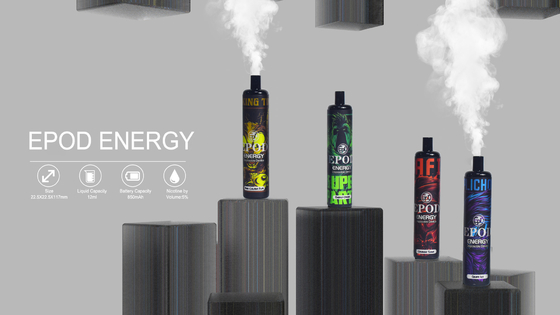 5000 la ENERGÍA Vape disponible de los soplos EPOD encierra la nicotina del 5% 12 sabores