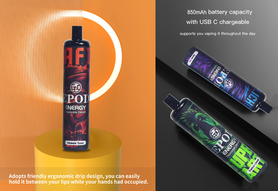 850mah pre llenó el dispositivo recargable disponible del cigarrillo de EPOD Vape