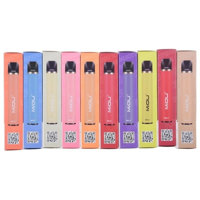 Los soplos de MIOU 650 Mah 1500 que 10 clases condimentan la nicotina del 5% salan la pluma disponible de Vape