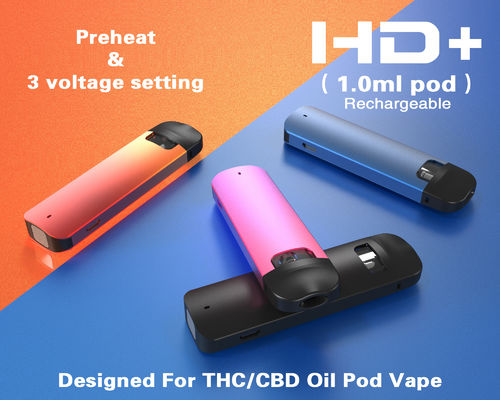 Ajuste de acero inoxidable de la vaina 316 disponibles de CBD Vape para el aceite grueso/fino