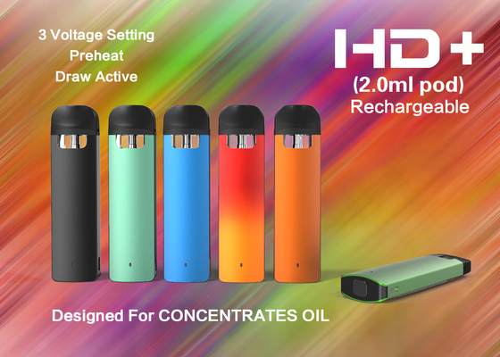 Ajuste de acero inoxidable de la vaina 316 disponibles de CBD Vape para el aceite grueso/fino