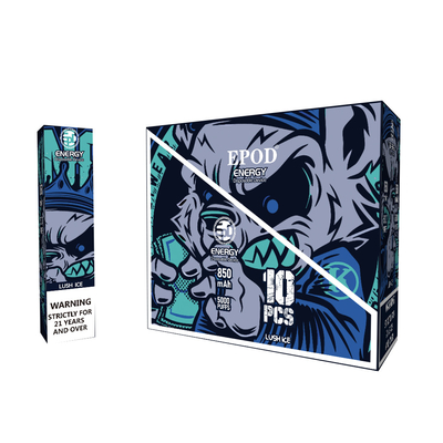 sabores disponibles 850mah del palillo 12 del dispositivo de la vaina del hielo del limón de 118*25*25m m